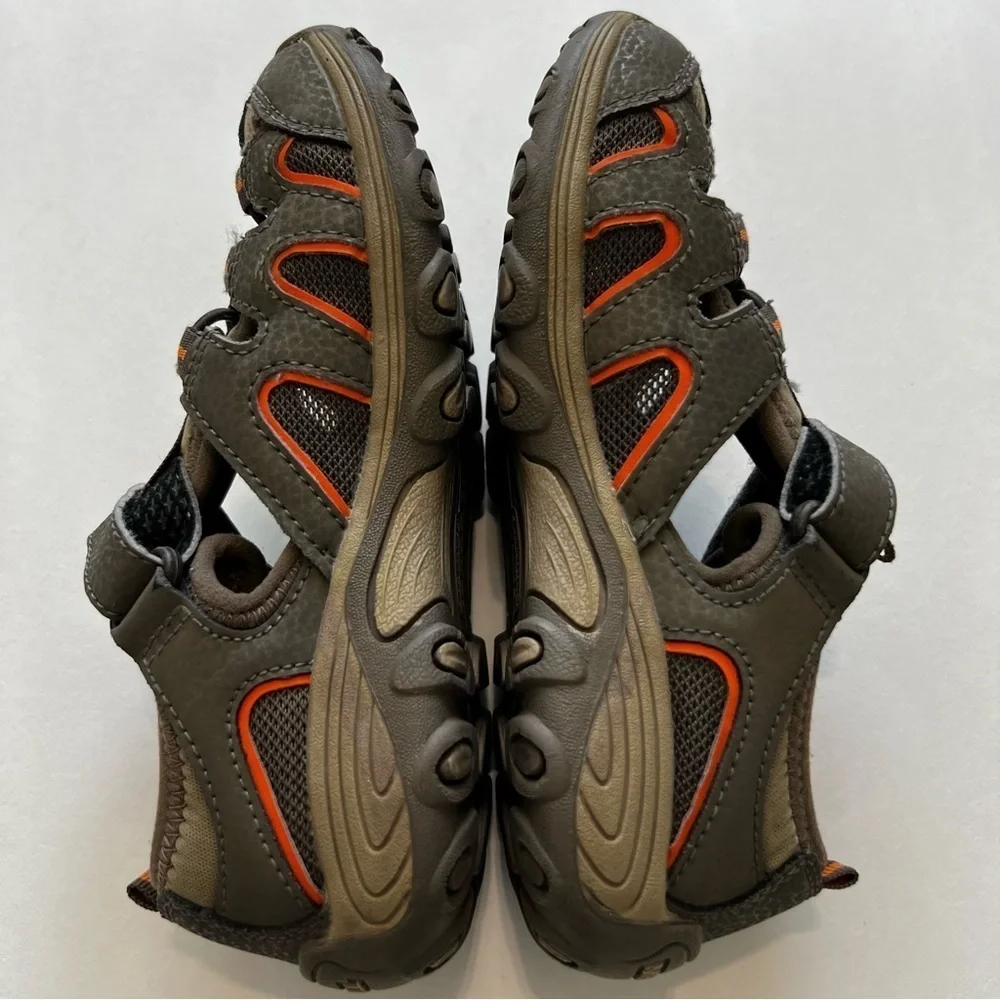 Merrell Kids Hydro H20 Hiker Outdoor  Sports Sandal Gunsmoke Orange Size 13M